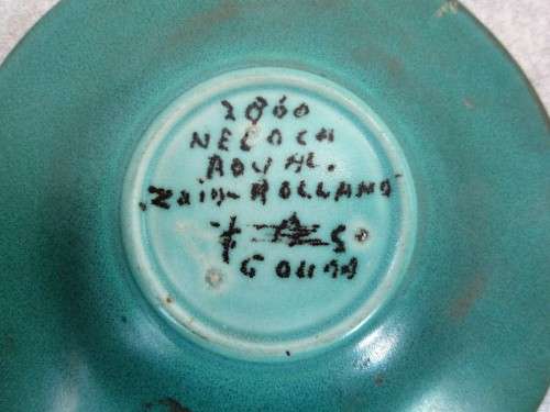 Beautiful Signed Dutch Ashtray - Diameter 13cm