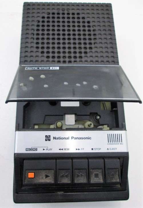 1970's National Panasonic Cassette Tape Recorder RQ-2106, Boxed, As New Condition