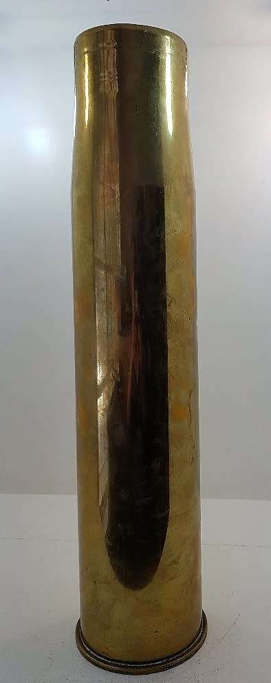 Heavy 105mm Brass Shell Casing RW242 TZ 10/80  (Pin Inside)