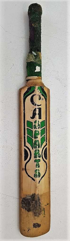Autographed India In South Africa 1996/7 Test Series Miniature Souvenir Cricket Bat
