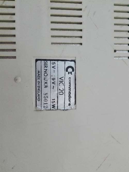 Vintage Commodore VIC 20 Computer & Cassette Player, Not Tested