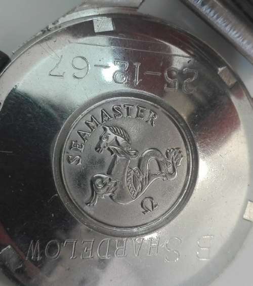 1967 Omega Automatic Seamaster Watch - Needs Glass Replaced, Some Corrosion Inside, Working