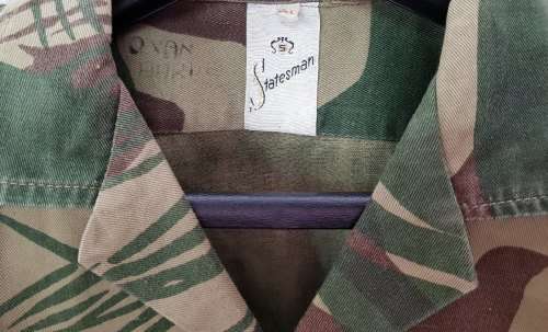 Vintage Military Camouflage Shirt