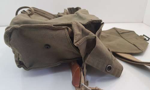 Old South African Defense Force Military Bag - +/- 31cm/11cm/25cm