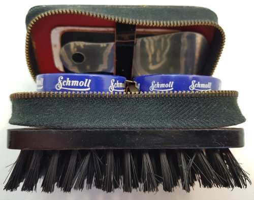 Vintage Shoe Polishing Set - Excellent Condition