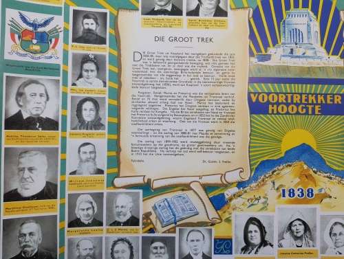 Die Bou Van 'n Nasie Poster - 56cm/42cm