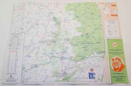 AA Eastern Transvaal & Kruger National Park Map