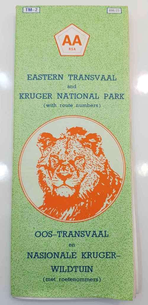 AA Eastern Transvaal & Kruger National Park Map