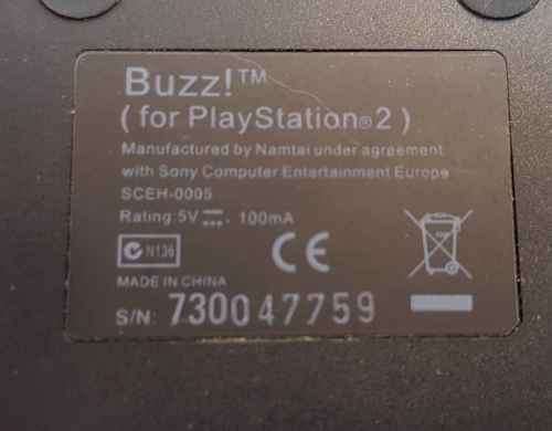 Buzz! Controller For Playstation2