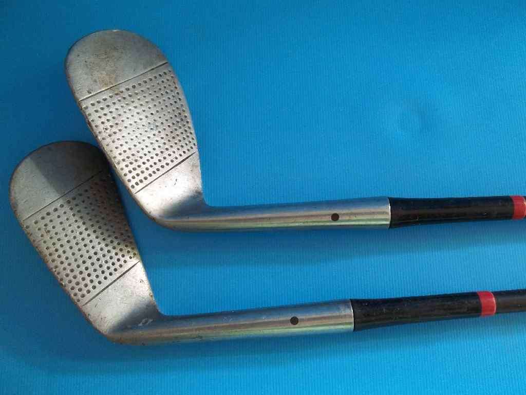 2 X Vintage James Wallace Rustless Golf Clubs (L, 5 Leyland & L 7 Leyland)