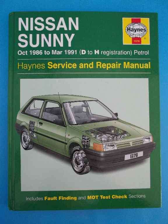 Nissan Sunny Oct 1986 - Mar 1991 - Petrol - Haynes Publishing, 1996