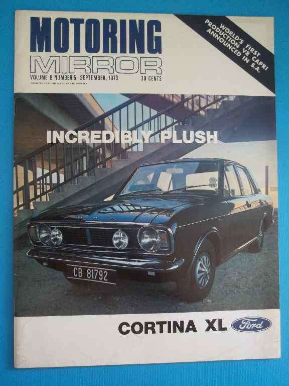 Motoring Mirror Magazine, Volume 8 Number 5, September 1970
