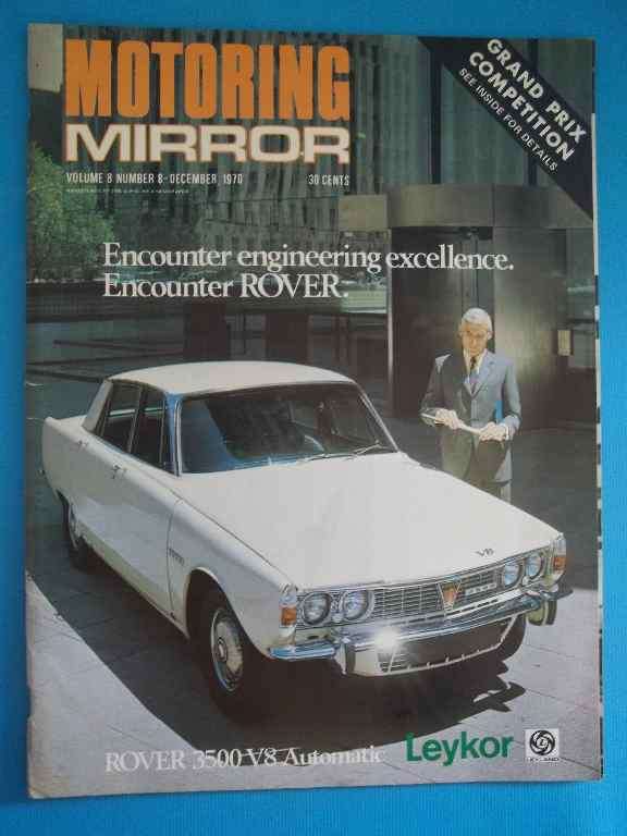 Motoring Mirror Magazine, Volume 8 Number 8, July 1968