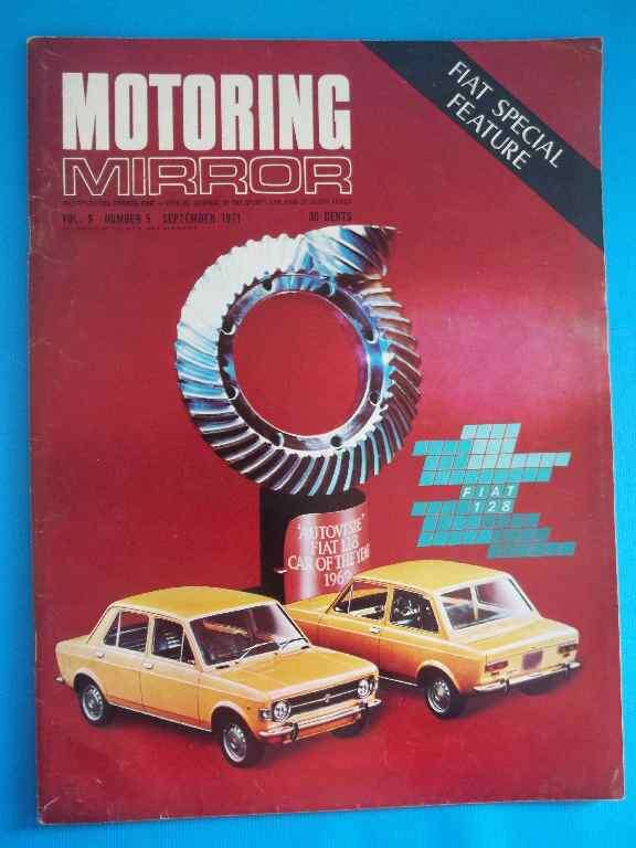 Motoring Mirror Magazine, Volume 9 Number 5, September 1971