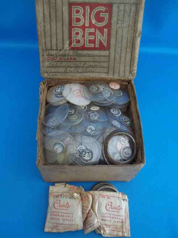 Lot Of Assorted Watch Crystals, Mostly VTF, In Various Sizes - Over 200!!!