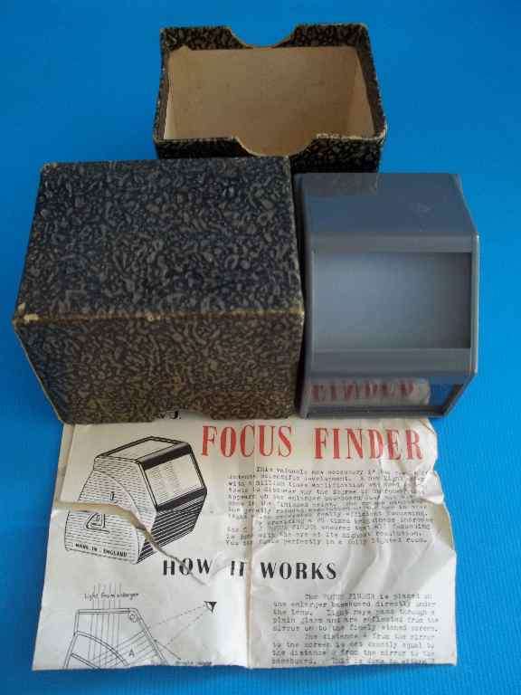 Vintage The C & J Focus Finder, A Corfield Product, Boxed + Instructions