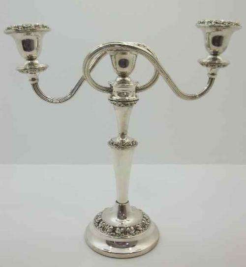 Stunning Ianthe Silver Plated, Made In England, Art Nouveau Style Candelabra - Height 28cm
