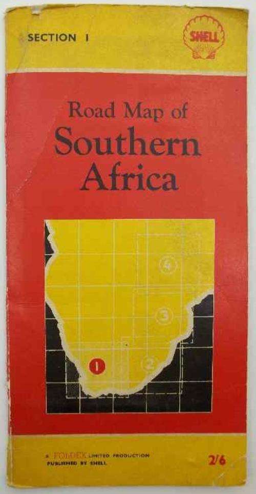 Shell Road Map Of Southern Africa