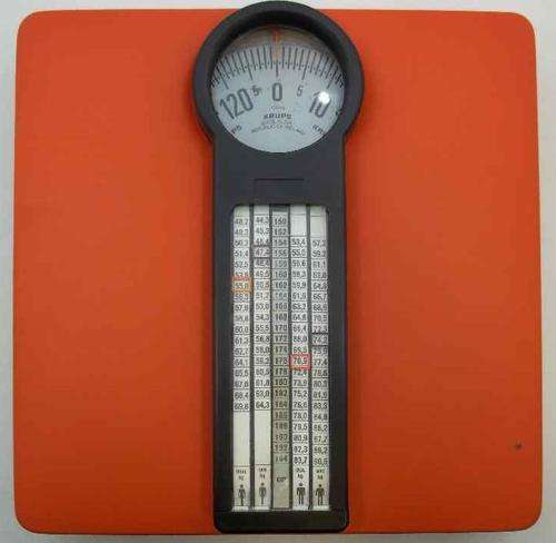 Krups, Made In Ireland Bathroom Scale With Removable & Adjustable Ideal Height/Weight Measurements