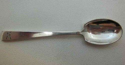 SAA Teaspoon From The Period 1948-1970, Silver-Plated - Length 11cm