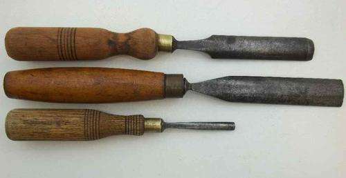 3 X Old Chisels