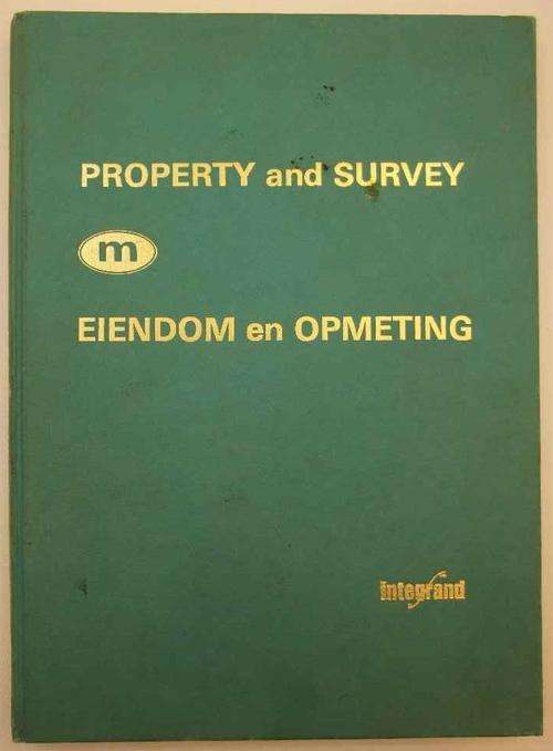 METRIC TABLES FOR PROPERTY AND SURVEY - PT KOETSIER - Integrand, Cape Town, 1969