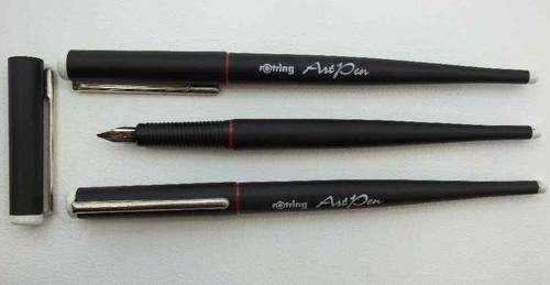 3X Rotring Art Pens 1.1mm, 1.5mm, 1.9mm For Calligraphy
