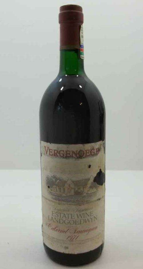 1971 Vergenoegd Cabernet
