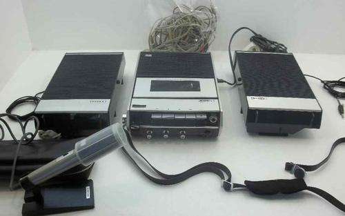 Vintage Sony Tape Recorder TC-124 + Speakers & Sony F-995 Microphone - 100% Working, Stunning Sound