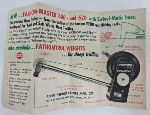 Penn Reel Tools and Manual