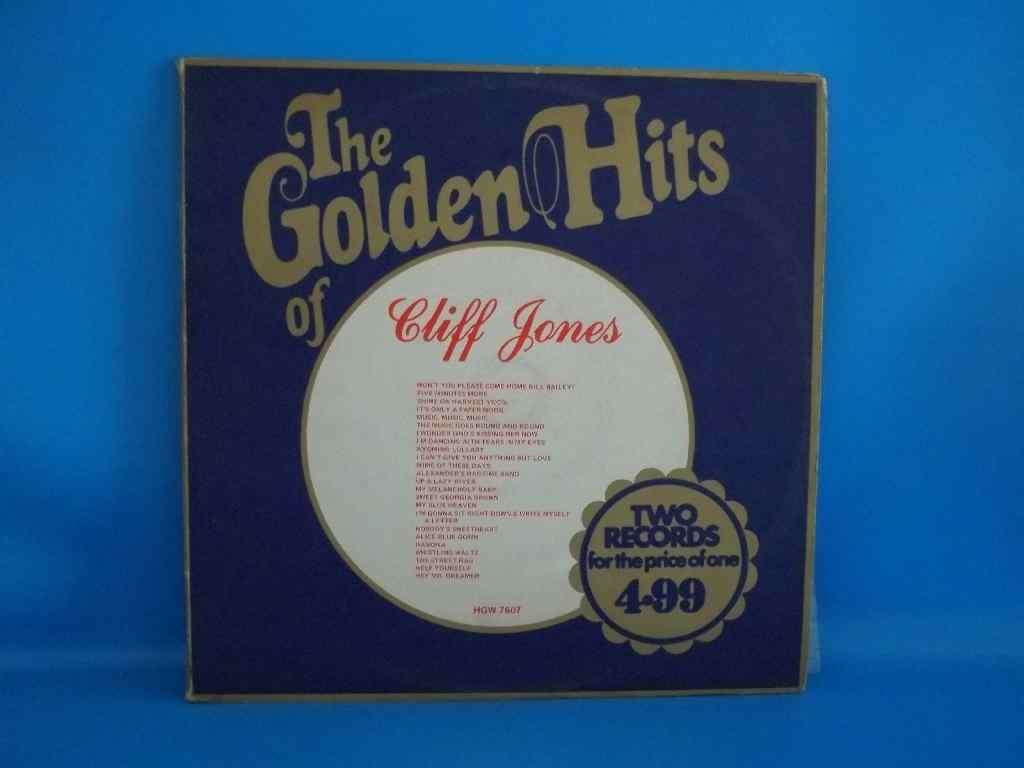 Cliff Jones - The Golden Hits Of Cliff Jones, 1970 - HGW 7607 (Double Album)