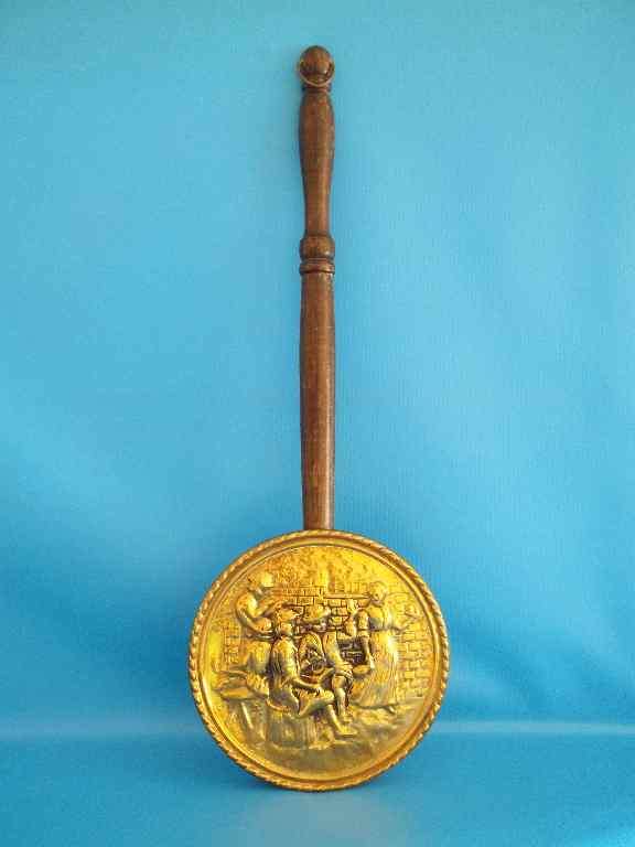 Decorative Brass "Pan" - Length 62cm - Diameter 20,5cm