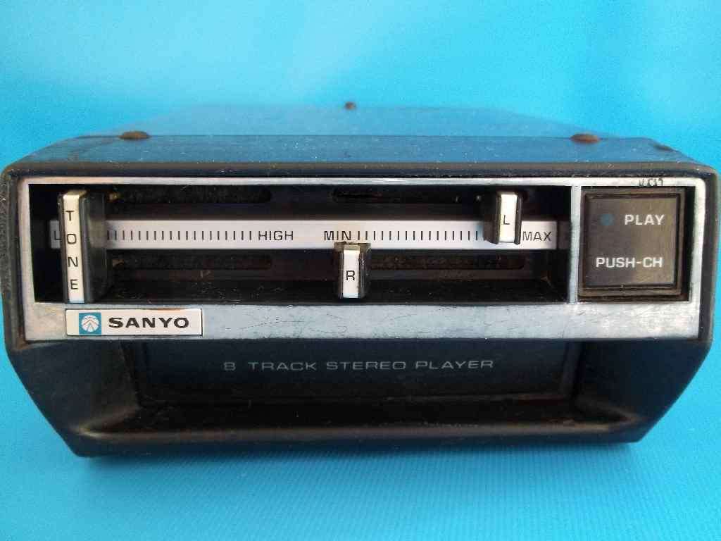 Sanyo  Model FT-880 Car 8 Track Stereo Player - Hard To Find!