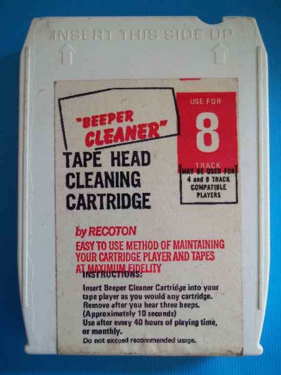 8-Track Tape Head Cleaning Cartridge