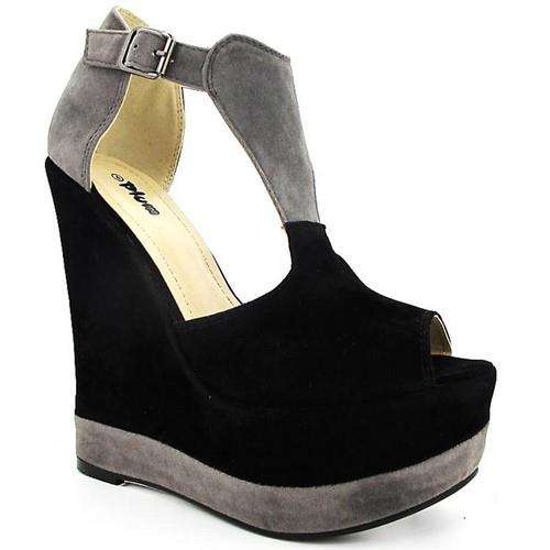 Plum Delicious - Marinda Platform Wedge - ON SALE!