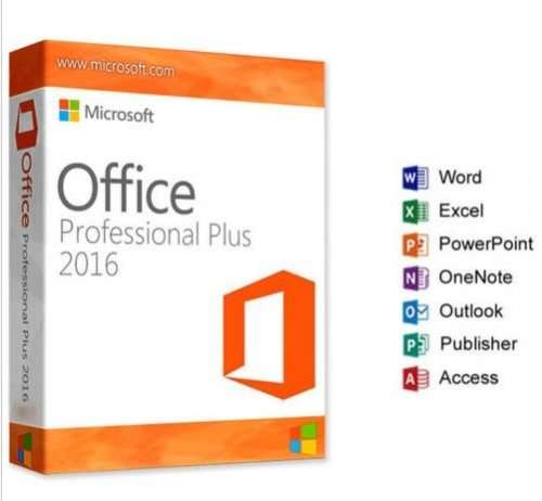 Microsoft Office 2016 Pro Professional Plus Windows 32/64 Bit License Key Code