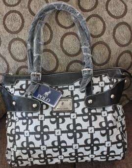 BRAND NEW ORIGINAL POLO HANDBAG BLACK & WHITE