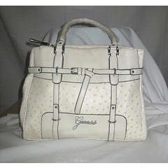 BRAND NEW ORIGINAL STUNNING GUESS HANDBAG - CREAM - Authentic Quality