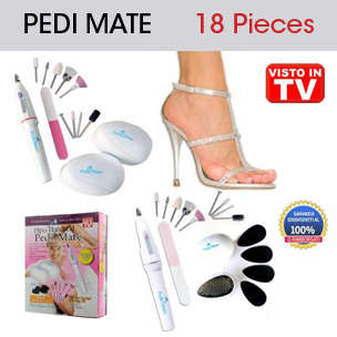 18Pcs Handheld Pedi Mate