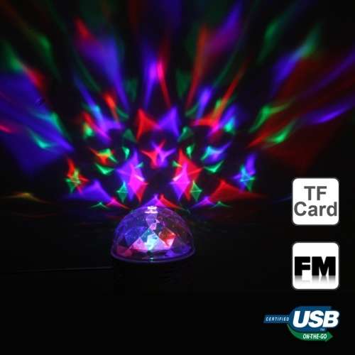 Portable speakers Mini speaker SK # glowing ball with light display