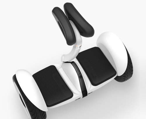 Mini 10 inch Self balancing 2 wheel Personal Travel System (Black and White)
