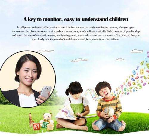 Smart Children Kid Safe GPS Tracker Watch Wrist watch SOS Anti-Lost for Children ( Pink Only)