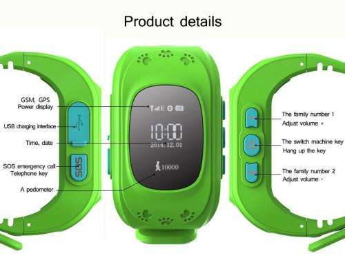 Smart Children Kid Safe GPS Tracker Watch Wrist watch SOS Anti-Lost for Children
