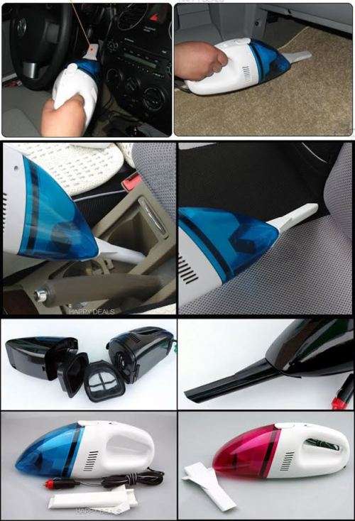 65W High Power Portable Dry Dual Purposes Car Cleaner Dust Collector