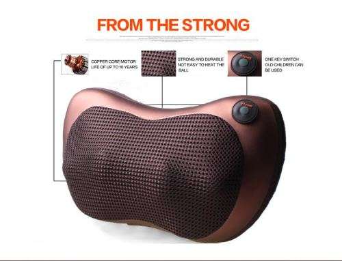 Car and home massage pillow, Thermotherapy,massage, Magnetic Therapy