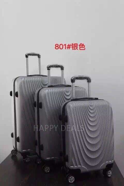 3 Piece  ABS Lightweight Design Luggage Set (size: 20'',24'',28'')