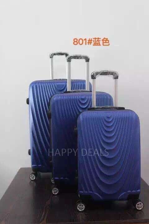 3 Piece  ABS Lightweight Design Luggage Set (size: 20'',24'',28'')