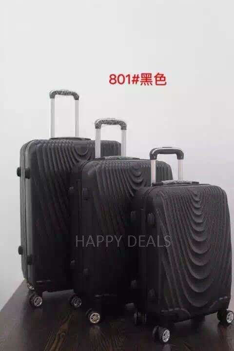 3 Piece  ABS Lightweight Design Luggage Set (size: 20'',24'',28'')