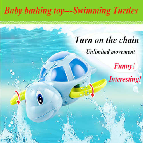 Kids Pull Back Plastic Turtle Turtle Baby Bath Toys Bath Toys Quick Swimming Taking A Shower Doll