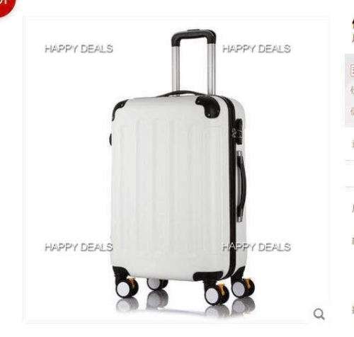 3-Piece Luggage Set made from ABS - and Carry On Suitcase with Wheels, Lock, and Telescopic Handle